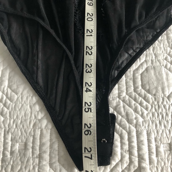 Trezzi Collection Runaway black lace bodysuit S - Picture 12 of 13